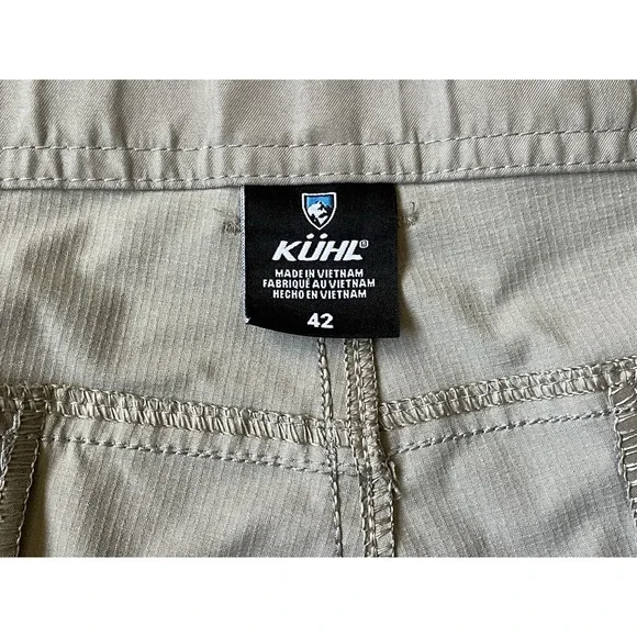 KÜHL Men's Shorts Size 42 Beige Khaki Ripstop Hiking Outdoor Travel - Picture 8 of 14